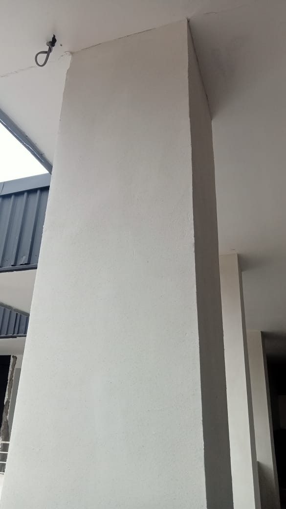 Textured column detail
