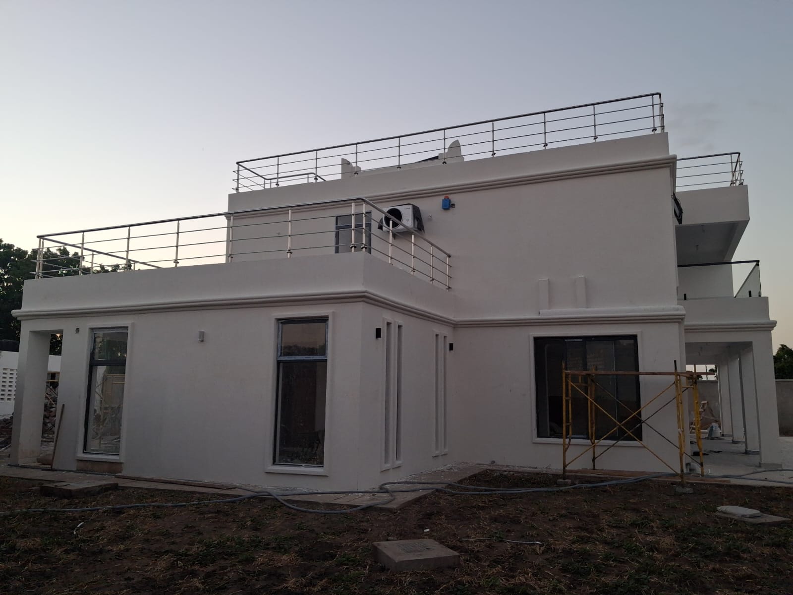White family home