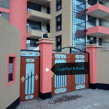 Optiven Kitengela gate finished in Lush Ruf N Rock